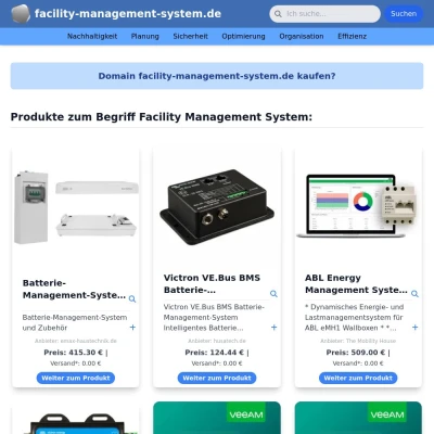 Screenshot facility-management-system.de