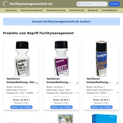 Screenshot facilitymanagement24.de