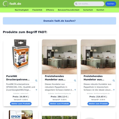 Screenshot fadt.de