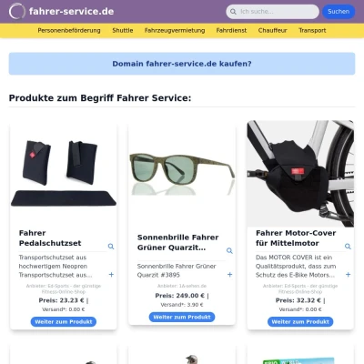 Screenshot fahrer-service.de