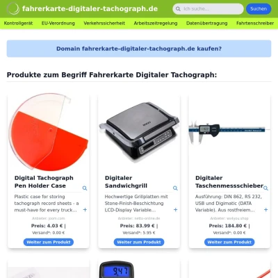 Screenshot fahrerkarte-digitaler-tachograph.de