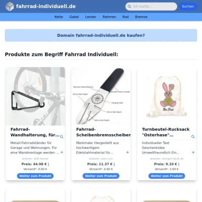 Screenshot fahrrad-individuell.de