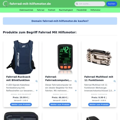Screenshot fahrrad-mit-hilfsmotor.de