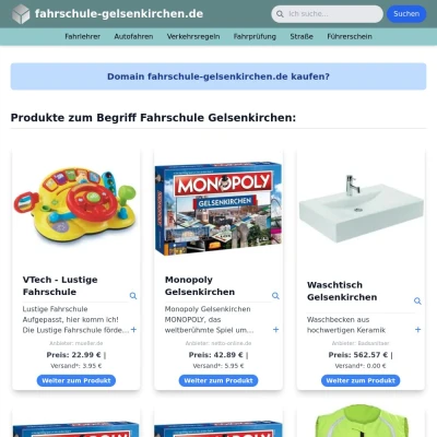 Screenshot fahrschule-gelsenkirchen.de