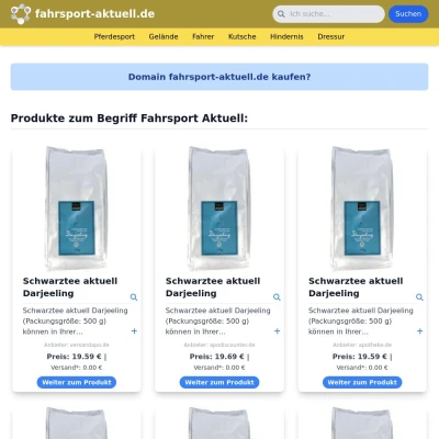 Screenshot fahrsport-aktuell.de