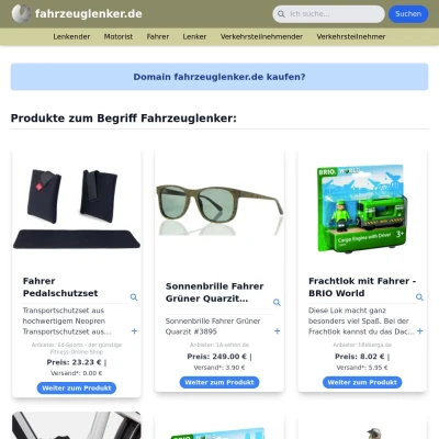 Screenshot fahrzeuglenker.de