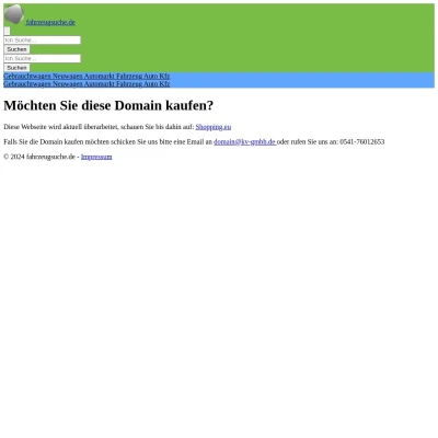 Screenshot fahrzeugsuche.de