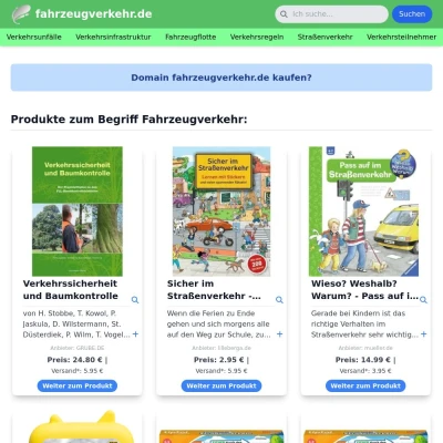 Screenshot fahrzeugverkehr.de