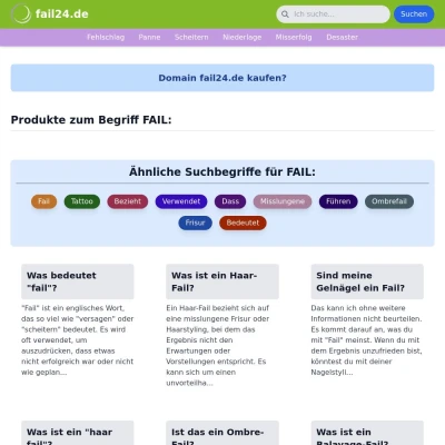 Screenshot fail24.de