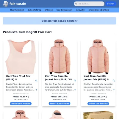 Screenshot fair-car.de
