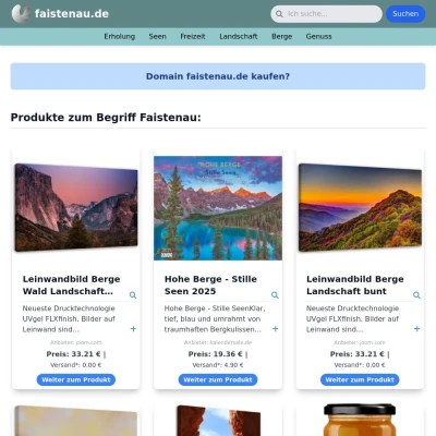 Screenshot faistenau.de