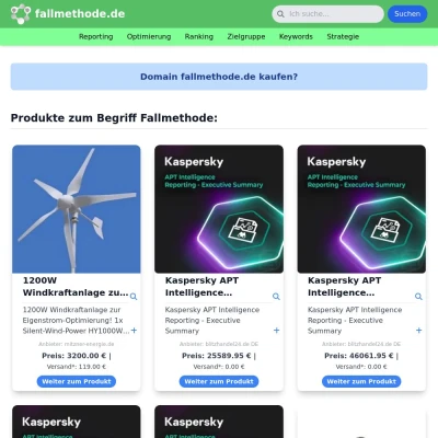 Screenshot fallmethode.de