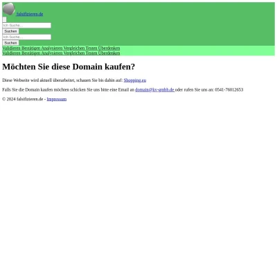 Screenshot falsifizieren.de