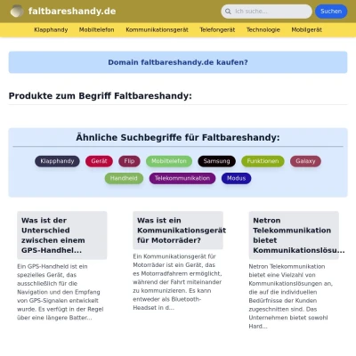 Screenshot faltbareshandy.de