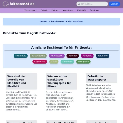 Screenshot faltboote24.de