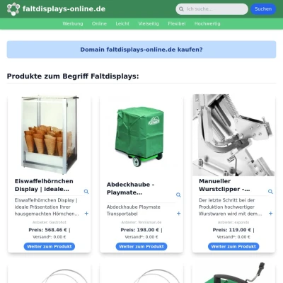 Screenshot faltdisplays-online.de