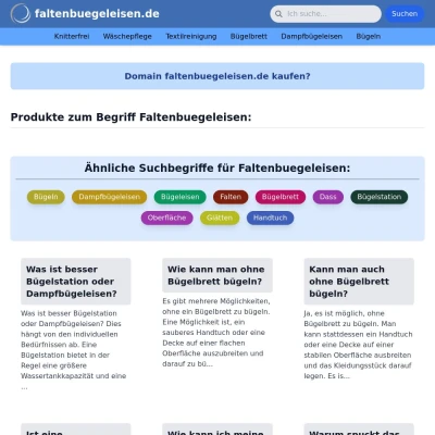 Screenshot faltenbuegeleisen.de