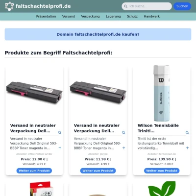 Screenshot faltschachtelprofi.de