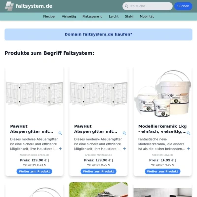 Screenshot faltsystem.de