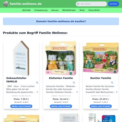 Screenshot familie-wellness.de