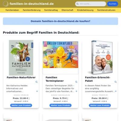 Screenshot familien-in-deutschland.de
