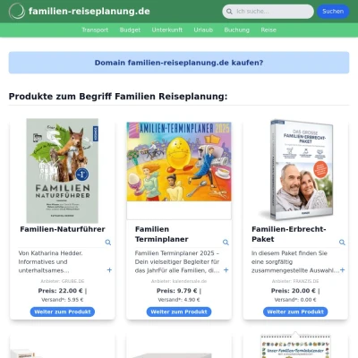 Screenshot familien-reiseplanung.de