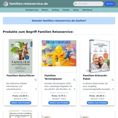 Screenshot familien-reiseservice.de
