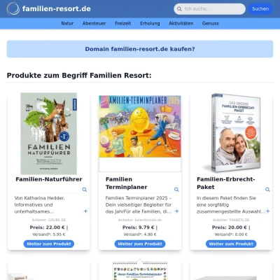 Screenshot familien-resort.de