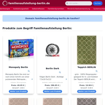 Screenshot familienaufstellung-berlin.de