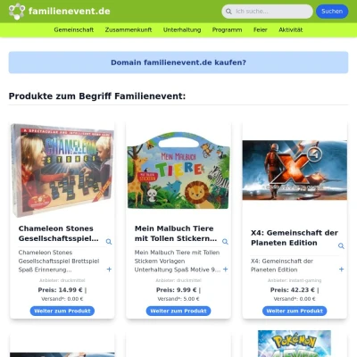 Screenshot familienevent.de