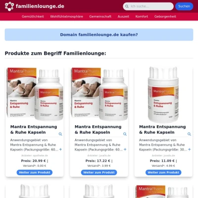 Screenshot familienlounge.de