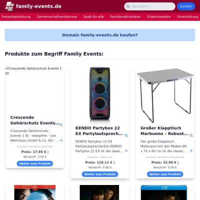 Screenshot family-events.de