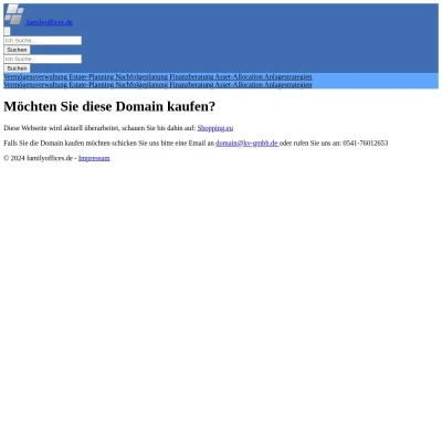 Screenshot familyoffices.de
