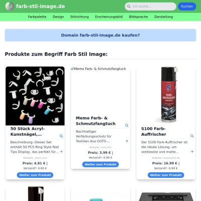 Screenshot farb-stil-image.de