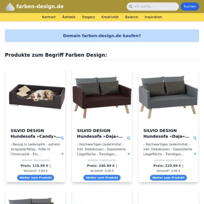 Screenshot farben-design.de