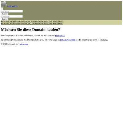 Screenshot farbkreide.de