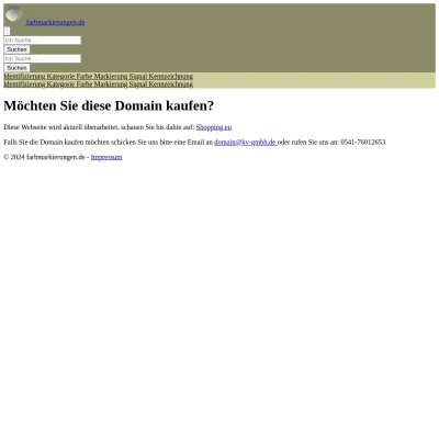 Screenshot farbmarkierungen.de