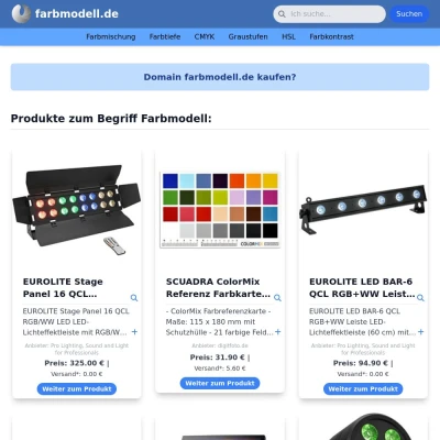 Screenshot farbmodell.de