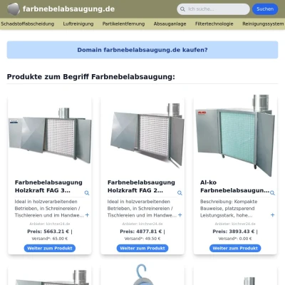 Screenshot farbnebelabsaugung.de