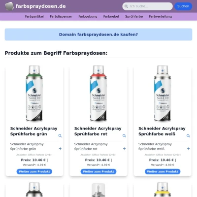 Screenshot farbspraydosen.de