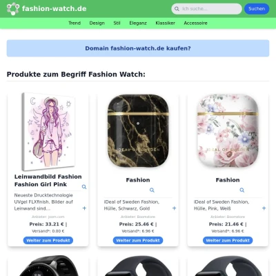 Screenshot fashion-watch.de