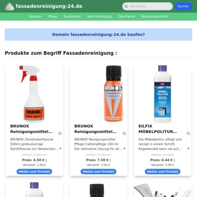 Screenshot fassadenreinigung-24.de