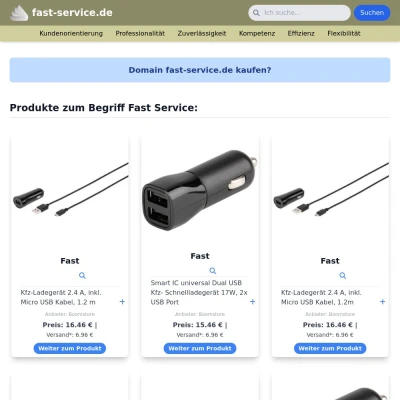 Screenshot fast-service.de