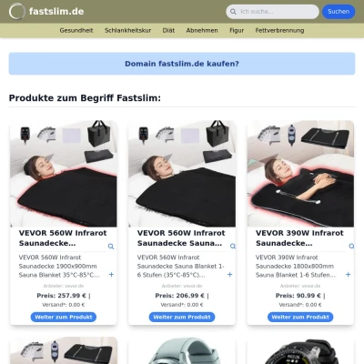 Screenshot fastslim.de
