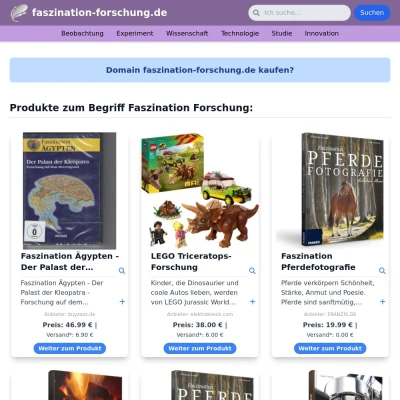 Screenshot faszination-forschung.de