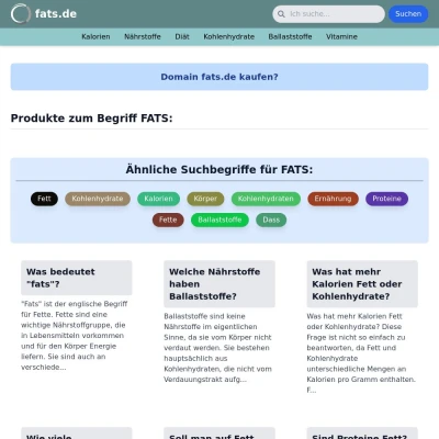 Screenshot fats.de