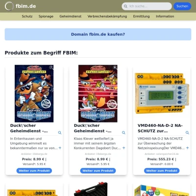 Screenshot fbim.de
