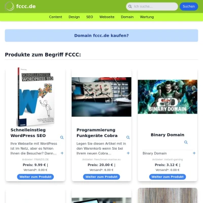 Screenshot fccc.de