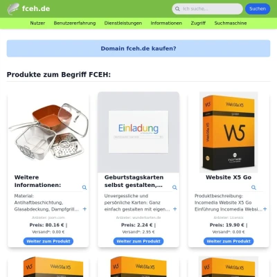 Screenshot fceh.de