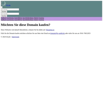 Screenshot fcfj.de